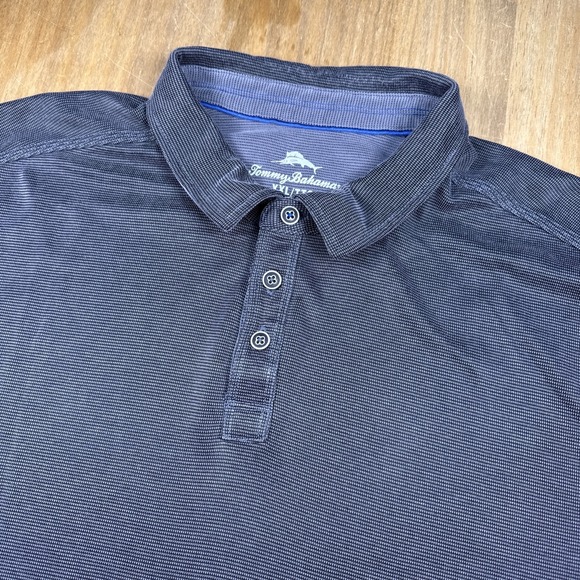 Tommy Bahama Other - Tommy Bahama Short Sleeve Polo Shirt Mens XXL Gray Golf Lightweight Distressed